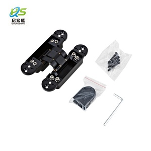 180 Degree 3d Adjustable Concealed Hinge 30x130mm Zinc+aluminum Material 60kg Door Wooden Hidden Bld-g130 180 Degree Opening - Product Image 3