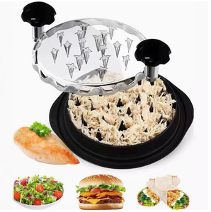 Utensilio Desmenuzador <span class=keywords><strong>de</strong></span> Pollo Grande <span class=keywords><strong>de</strong></span> 10 Pulgadas, <span class=keywords><strong>Manual</strong></span>, Libre <span class=keywords><strong>de</strong></span> BPA, con Tira Antideslizante, Pinzas y Cepillo para Tacos, Pollo Asado y Ensaladas - Product Image 1