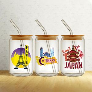 Lavable Durable PET UV Transfert Crystal Label Cross-Border Mass Gallery Selection Film AB Étanche pour DTF Glass Pen Sticker - Product Image 1