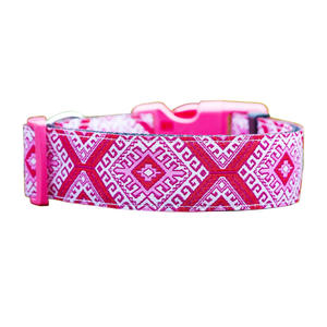 Collar de perro ancho colorido mexicano ajustable <span class=keywords><strong>Premium</strong></span> para mascotas Collar de perro bohemio hecho a mano - Product Image 5
