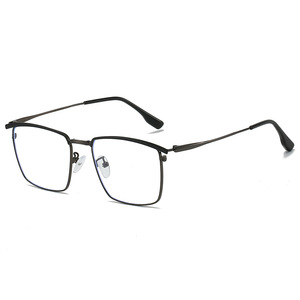 Gafas de Metal de Media Montura para <span class=keywords><strong>Hombre</strong></span>, Modelo 2026, Cuadradas, Modernas, con <span class=keywords><strong>Lentes</strong></span> Ópticas para Miopía - Product Image 4