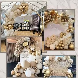 <span class=keywords><strong>Kit</strong></span> d'arche de ballons en latex mat durable 115 pièces, décoration personnalisée aux tons neutres pour événements festifs et événements de prestige comme les douches nuptiales - Product Image 4