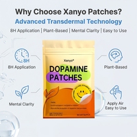 Lot de 30 patchs transdermiques de dopamine en gros, marque privée, pour le soutien quotidien de la motivation et de la concentration, suppléments de dopamine pour femmes