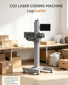 Máquina de Codificación Láser de CO2 de 220V, Impresora <span class=keywords><strong>en</strong></span> Línea Fácil de Usar para Envasado de Alimentos y Productos Corrugados - Product Image 2