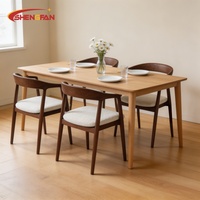 Chaises de salle à manger modernes en bois massif avec coussin rembourré, chaises de salle à manger pour hôtel, restaurant, fauteuils, meubles