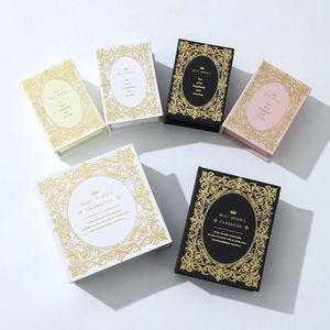 Direct Manufacturer New <b>Book</b>-style Magnetic Flip-top Jewelry Packaging <b>Box</b> Bronzing Technique for Rings Earrings Necklaces - Product Image 3