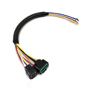 Nhà Sản Xuất OEM Nhựa 57m7257 Và 57m7244 Ô Tô Kết Nối Để Mở Lắp Ráp Cáp 7Pin Nhà Ở Ô Tô Dây Khai Thác - Product Image 1