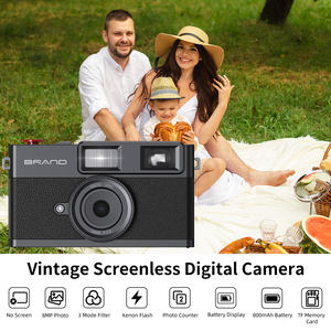 Nuovissima Fotocamera Digitale <span class=keywords><strong>Vintage</strong></span> Senza Schermo 8MP con 3 Filtri e Flash allo Xenon per Campeggio e Feste Come Regalo di Natale - Product Image 2