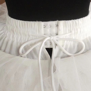 S919A 2026 Factory High Quality Wholesale 7 Hoops White Puffy Wedding Dress Puffy Bridal Big Petticoat Petticoats - Product Image 4
