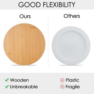 Proveedor de tapas de bambú de madera Frascos de vidrio para velas con cubiertas de madera Tapas de bambú para velas Tarro Botella de almacenamiento Taza - Product Image 2