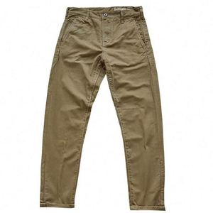 Pantalon cargo décontracté pour homme en coton lavé, résistant à l'usure et infroissable, coupe droite et ample - Product Image 1