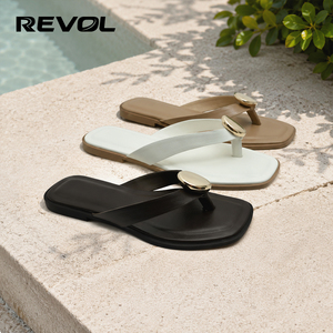 Sandales tongs pour femmes à bout carré, souples et confortables, tendance estivale, style décontracté, vente directe d'usine - Product Image 5