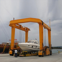 Moteur de boîte de vitesses de grue mobile à pneus en caoutchouc haute efficacité 100/60 tonnes avec télécommande pour le transport de yachts et la construction offshore