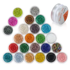 Perline di Vetro Giapponesi per Creazione di Gioielli, Perline Distanziatrici in Cristallo Lampwork per Bracciali, Perline per Cintura, Ciondoli, Accessori Fai-da-Te - Product Image 1