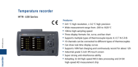 MATRIX MTR100 Controlador de temperatura de pantalla táctil de 10 canales Grabadora DE DATOS Sin papel USB OEM/ODM Personalizable Plástico Digital