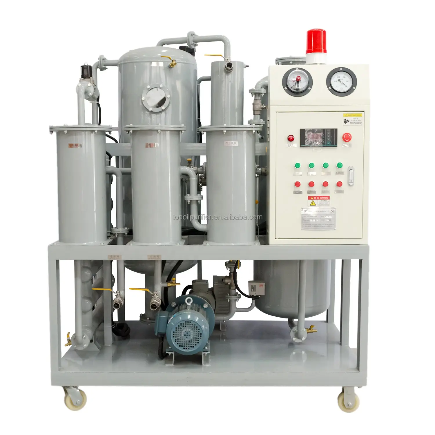 Separador de gas agua Transformador Planta de purificación de aceite
