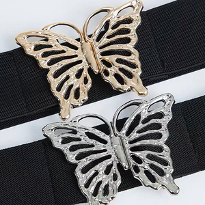 Hollow Butterfly <strong>Belt</strong> <strong>for</strong> Lady <strong>Dress</strong> Metal Symmetrical Buckle Corset <strong>Woman</strong> <strong>Belt</strong> - Product Image 4