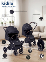 Kidilo 6530 Poussette légère et portable pour bébé Produit de sécurité pour bébé avec poussette pliable en gros