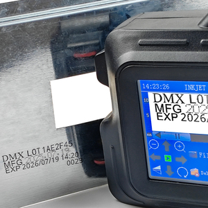 DMX nuevo 12,7mm portátil Mini impresora de inyección de tinta negra de mano codificador de fecha 600dpi máquina de codificación térmica - Product Image 5