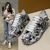 Chaussures plates à motif Offre Spéciale pour femmes, chaussures décontractées, baskets de marche