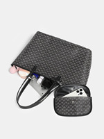 Sacs fourre-tout en cuir personnalisés avec logo imprimé, sacs à main seau pour femmes, grand sac de shopping, sac à main pour femme de bureau