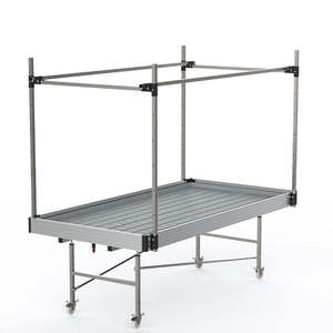Mesas <span class=keywords><strong>de</strong></span> Cultivo para Invernadero Comercial, Mesa <span class=keywords><strong>de</strong></span> Cultivo Metálica con Ruedas, Mesa Hidropónica Móvil para Cultivo <span class=keywords><strong>de</strong></span> Plantas - Product Image 1