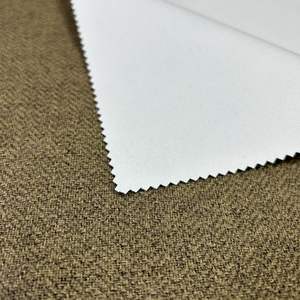 Tissu occultant classique à motif en arête de poisson, 100 % occultant, tissu cationique bicolore pour rideaux - Product Image 5