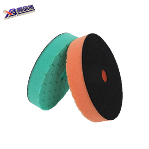 Tampon en mousse de découpe en forme de football pour gravure de voiture Tampon éponge jaune Tampon de <span class=keywords><strong>polissage</strong></span> <span class=keywords><strong>manuel</strong></span> pour machine à polir - Product Image 5