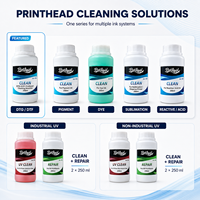 PrintLiquid 250ml DTF /DTG UV Nettoyant pour Têtes d'Impression à Base d'Eau Solution de Nettoyage d'Encre Pigmentée pour Têtes XP600 I3200 4720 DX5