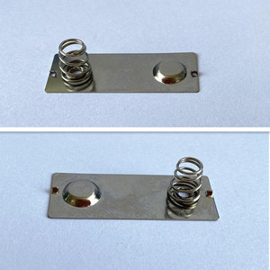 แผ่นสัมผัสขั้วแบตเตอรี่แบบสปริงสีเงิน ชุดแผ่นสัมผัสสำหรับแบตเตอรี่ C/D AA AAA - Product Image 5