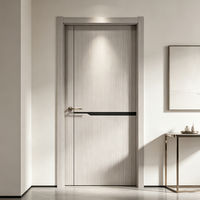 Porte extérieure de luxe pour hôtels et maisons avec panneaux isolants et revêtement imperméable