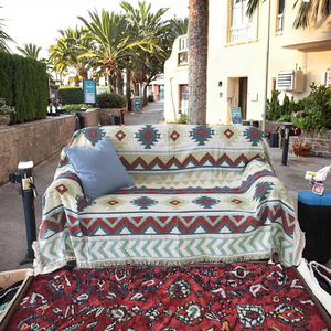 Couverture <span class=keywords><strong>à</strong></span> franges de canapé bohème moderne Tapisserie personnalisée par le fabricant Motif solide tissé <span class=keywords><strong>à</strong></span> bas prix en vente - Product Image 2