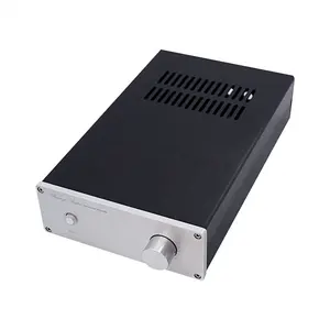BRZHIFI Desain Kustom Instrumen Logam Aluminium Kotak Listrik Amp Daya DIY Penguat Audio Enclosure HIFI