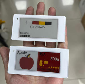 Étiquettes de prix numériques ESL, affichage E Ink, étiquettes électroniques de rayonnage, système EAS, usine de Shenzhen, Chine - Product Image 1