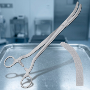 เครื่องมือผ่าตัดแบบปรับได้ Wertheim Parametrium Clamps สำหรับการผ่าตัดทั่วไป ได้รับการรับรองมาตรฐาน CE ระดับ I ใช้งานด้วยมือ - Product Image 2