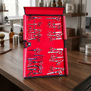 ASAP - Estuche de Viaje Profesional Multifuncional de Piel Sintética para 50 Tijeras, Personalizado en Negro, para Propietarios de Salones de Belleza - Product Image 4