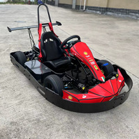 Kart électrique de course sur piste pour adultes, kart à quatre roues pour club, équipement de parc d'attractions, capacité de charge de 200 kg, 2000 W, 80 km/h