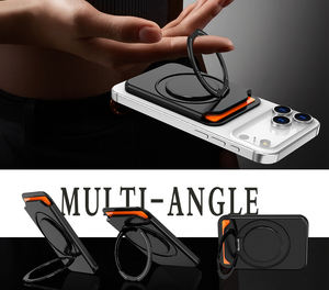 Support magnétique pour cartes, accessoires pour téléphone portable, fente pour carte coulissante, portefeuille magnétique fin, à coller sur les téléphones et les coques - Product Image 4