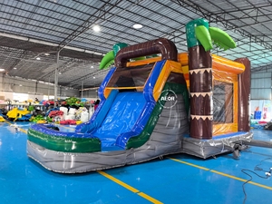 Promotion : Château Gonflable Commercial en PVC pour Extérieur, <span class=keywords><strong>Piscine</strong></span> à Balles, Équipement de Jeu Souple, Combo Château Gonflable et <span class=keywords><strong>Maison</strong></span> de Rebond - Product Image 5