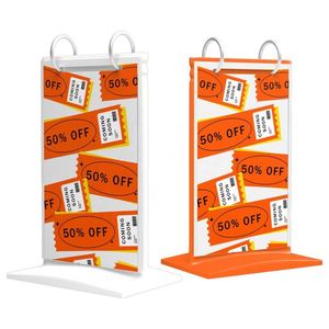 Soporte de Menú Acrílico Portátil en Forma de T Personalizado, Soporte de Exhibición de Tarjetas para Mesa - Product Image 4
