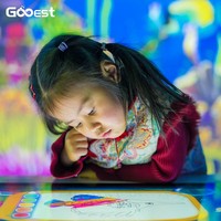 Gooest Magic Drawing Indoor Playground Projector Painting Table for Kids Educational Attraction with Trace and Draw Function