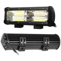 Barre lumineuse à LED hors route, 2 rangées Barra Led 32 "42" 50 "22 pouces 52 pouces 12D Flood Spot 360w Offroad 4x4 Car Truck Curved Led Light Bar