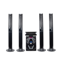 Amplifier Audio sistem teater rumah Multimedia, 225W gigi biru speaker menara kelas atas untuk musik