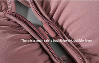 Soutien-gorge de sport OEM sans coutures à fermeture éclair croisée sur le devant, grande taille, respirant, séchage rapide, pour la course, l'entraînement, la gym, le yoga, motif uni pour femme