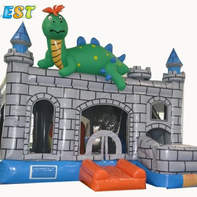 Kinder Erwachsene Party Rental Equipment Aufblasbarer Türsteher Jumping Castle Bounce House Mit Rutsche Aufblasbares Haus