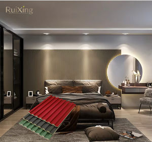 Panneaux muraux en PVC stratifié WPC au design moderne, imperméables et résistants à l'humidité, pour la décoration intérieure des appartements - Product Image 1