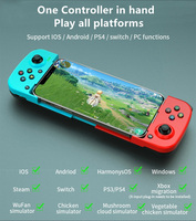 Control de Juego Inalámbrico Extensible Multifunción YLW Portable BSP D3 para Android, iOS, Móviles y Nintendo Switch J