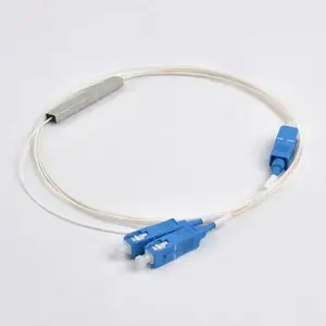 Wholesale metal box 1x2 internet splitter cable optical plc fiber optic splitter