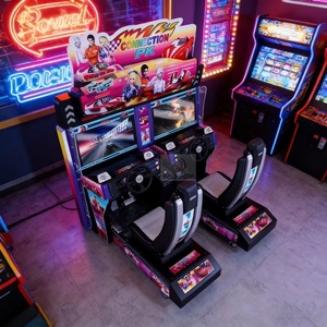 Video Driving Arcade Manufacture Supply Children Adults Coin Operated Racing Car Game <b>Machine</b> - Product Image 5