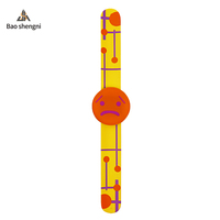 Belle Émotion Jouet Enfants Montres Écran Tactile LED Numérique Silicone Patted Bracelet Montre LED Slap Montre Pour Enfants